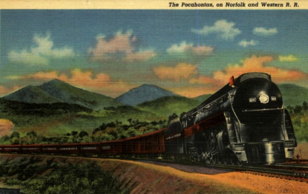 The Norfolk & Western's Powerful Streamlined Pocahontas Passenger Train